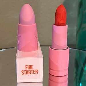 Jeffree Star Velvet Trap lipstick in color Fire Starter. New!